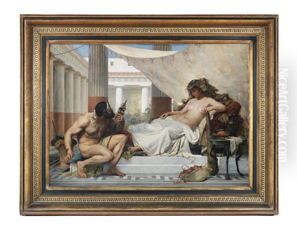 Hercule Aux Pieds D'omphale - view 1