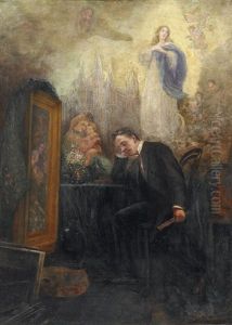 The Australian Artist's Dream Of Europe by Alfred James Daplyn