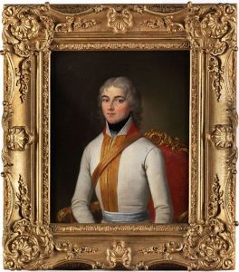 Portrait Des Wilhelm Ludwig Von Arnim Als Rittmeister Der Gendarmes by Joseph Friedrich August Darbes