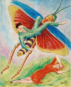 Grashoppan (the Grasshopper) by Nils Dardel