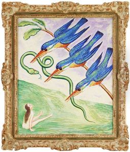 Den Bortrovade Ormen by Nils Dardel