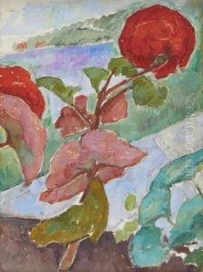 Pelargoner by Nils Dardel