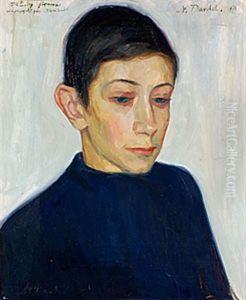 Gossportratt by Nils Dardel