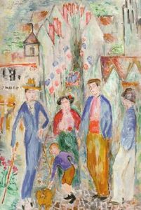 Gata I Senlis by Nils Dardel