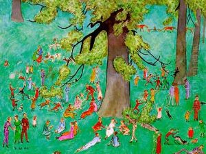 Den Trevliga Sommarsondagen by Nils Dardel