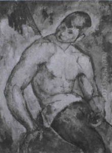 Manlig Modell by Nils Dardel