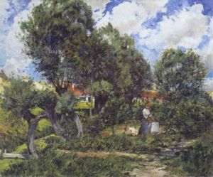 Het Ophangen Van De Was by Leon Dardenne