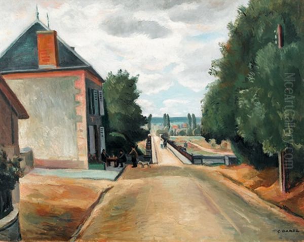 Strassenpartie In Der Auvergne - view 1