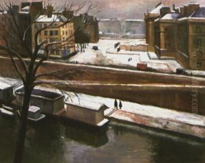 Quais Des Grands Augustins Sous La Neige Quais Des Grands Augustins Sous La Neige