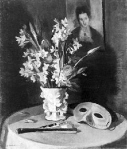 Bouquet Au Masque Bleu