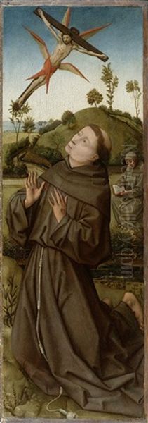 Rechter Flugel Eines Altars: Der Hl. Franziskus Empfangt Die Stigmata - view 1