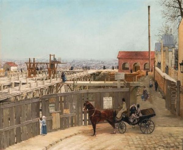 The Construction Of Sacre-coeur, Montmartre - view 1
