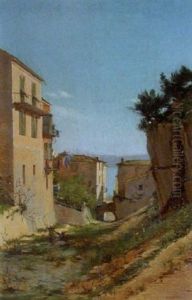 Village Du Sud by Paul Joseph Victor Dargaud