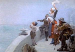 Le Depart Pour Le Peche by Henri Gaston Darien