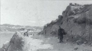 Landschaft Mit Blick Auf Einen Fluss by Henri Gaston Darien