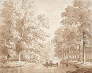 Lockhorsterbeek Or Luntersebeek In The Lockhorsterbos Near Amersfoort by Jan Apeldoorn