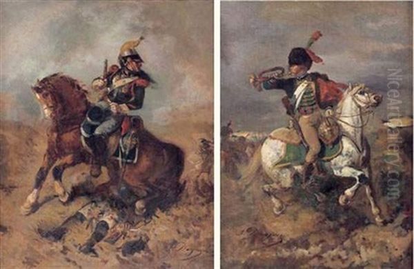 Cavaliers Dans La Bataille (+ Similar; 2 Works) - view 1