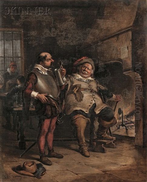 Falstaff And Bardolph From Shakespeare's King Henry V - view 1