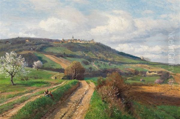 View From The Cobenzl To The Kahlenberg And Leopoldsberg - view 1