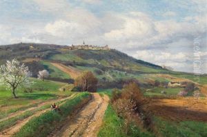 View From The Cobenzl To The Kahlenberg And Leopoldsberg