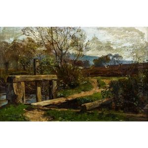 Landschaft Mit Wehr