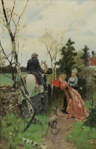 A Visitor On A Country Path