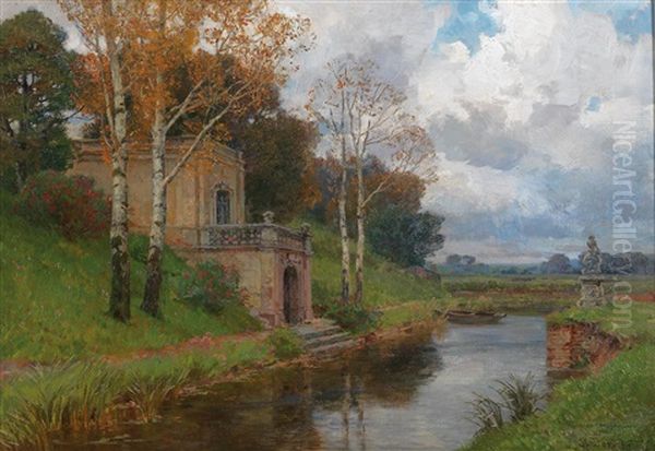 Scene In The Park Of Plankenberg - view 1