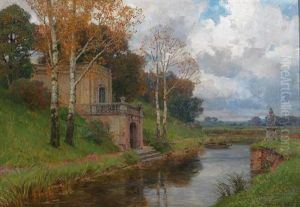 Scene In The Park Of Plankenberg