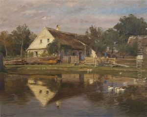 Building By The Pond
