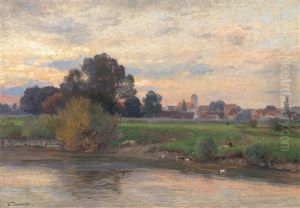 Abendlandschaft (etzenhausen Bei Dachau)