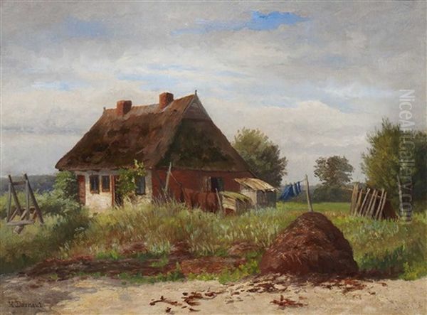 Bauernhaus In Sommerlicher Wiesenlandschaft - view 1