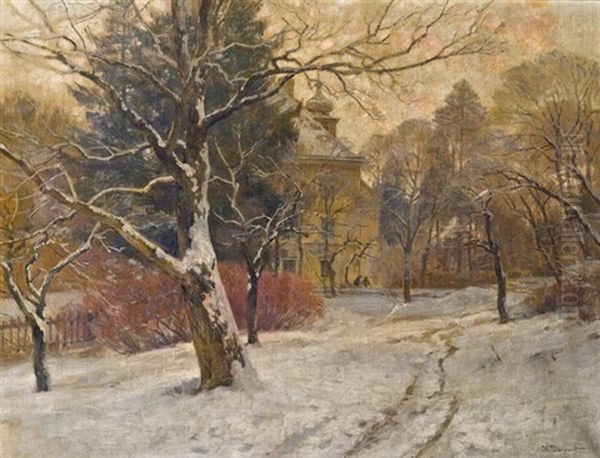 Schlospark Im Winter (schlos Plankenberg?) - view 1