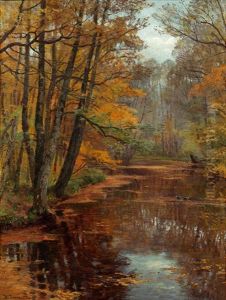 Waldteich Im Spatherbst by Hugo Darnaut