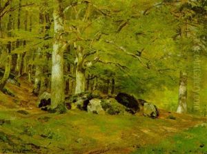 Waldlandschaft by Hugo Darnaut