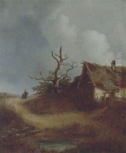 Landschaft Mit Figurlicher Staffage by Michael Darnaut