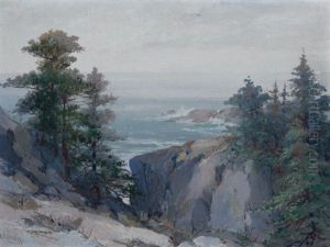 Washerwoman Rocks, Monhegan Island, Maine by Howard H. Darnell