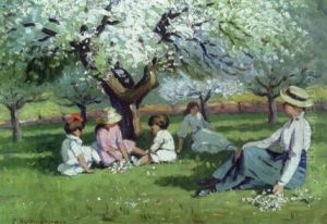 Under The Dogwoods by Paul Dartiguenave