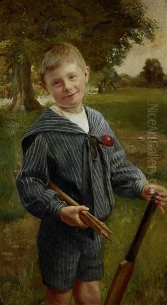 The Young Cricketer - view 1