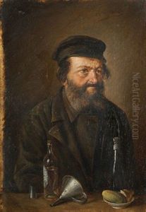 Seated Jew Near A Table