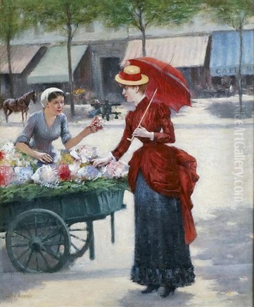 Le Marche Aux Fleurs by Maxime Dastugue