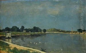 Bord D'etang by Charles-Francois Daubigny