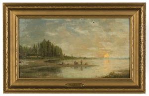 Marsh Scene by Charles-Francois Daubigny