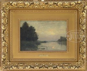 Barbizon River Landscape by Charles-Francois Daubigny