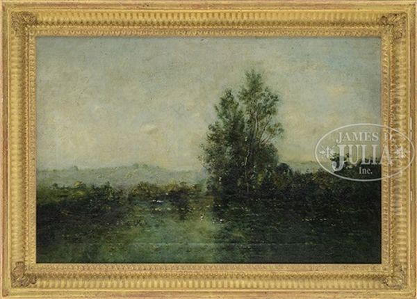Barbizon Landscape With Duck Pond - view 1