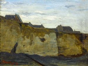 Franzosische Kustenlandschaft by Charles-Francois Daubigny