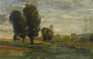 Auvers, Le Plumets by Charles-Francois Daubigny