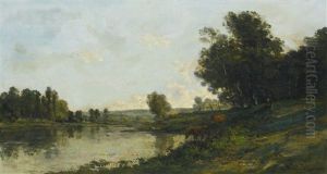 Bord De L'oise by Charles-Francois Daubigny