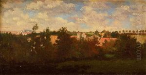 Ferme Dans La Campagne by Charles-Francois Daubigny