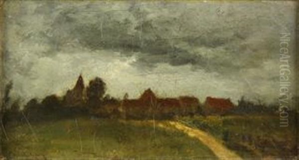 Landscape With Distant Village - view 1