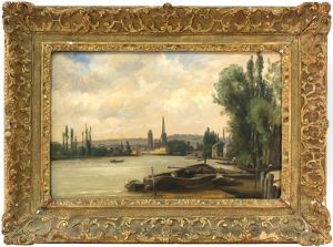 View Of The Seine by Charles-Francois Daubigny